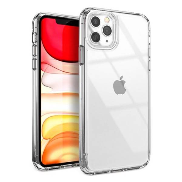 Buy Online Transparent case with rubber sides (shock proof) for Apple iPhone Smartphone