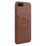 Buy Online Genuine PU Leather Case with Card Slots for Apple iPhone Mobile