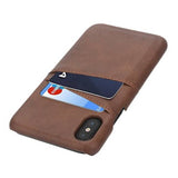 Buy Online Genuine PU Leather Case with Card Slots for Apple iPhone Mobile